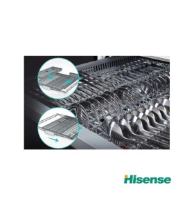 ماشین ظرفشویی ۱۵ نفره هایسنس مدل HS623E91W