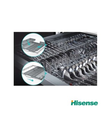 ماشین ظرفشویی ۱۵ نفره هایسنس مدل HS623E91W